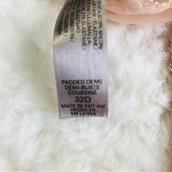 Victoria Secret Padded Demi/Demi-Buste Coussine 32D - Picture 6 of 9